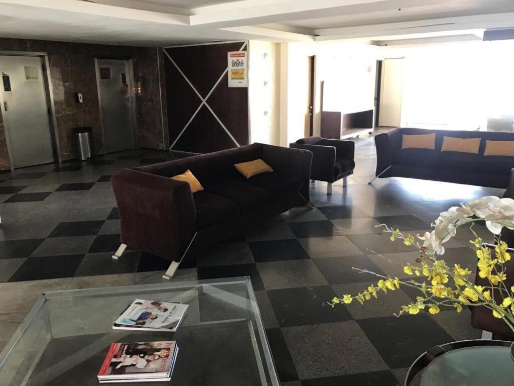 Apartament 301 Flat Mobiliado Com Vista Total Mar Na Praia De Iracema Fortaleza  Zewnętrze zdjęcie